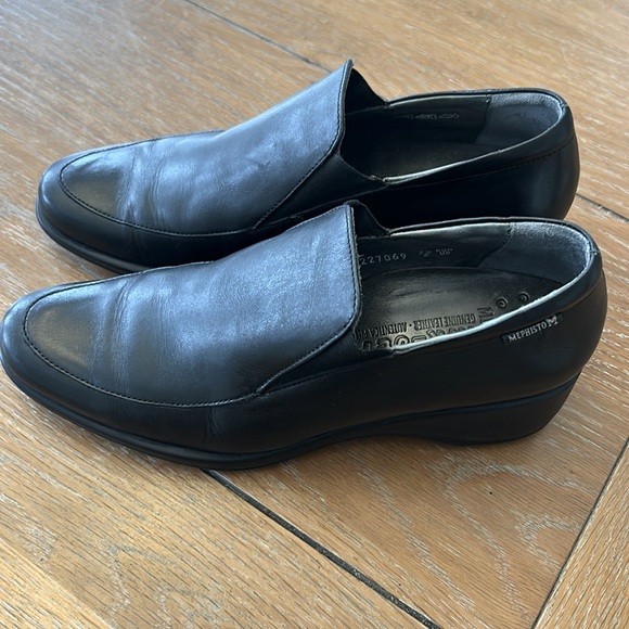 Mephisto Bertrane Leather Slip On Shoes - Picture 2 of 8